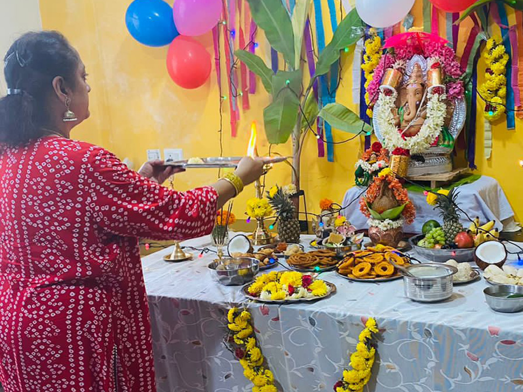 Ganesh Chaturthi celebration at office 2022