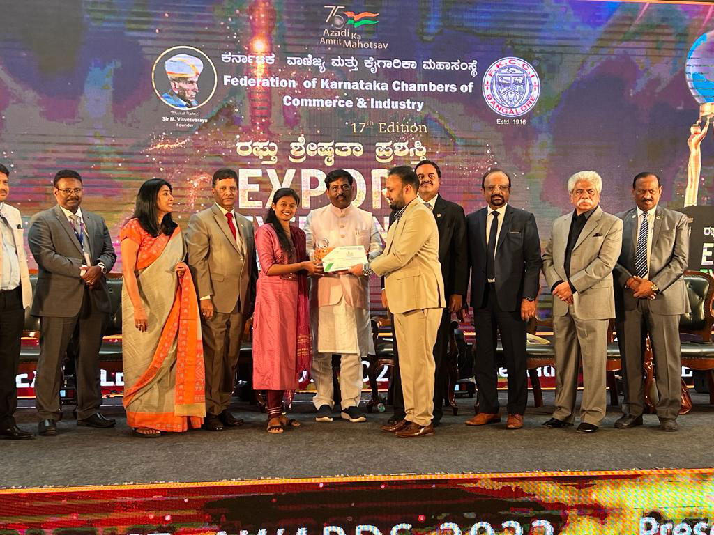 RMC won best export award Women Entrepreneurs